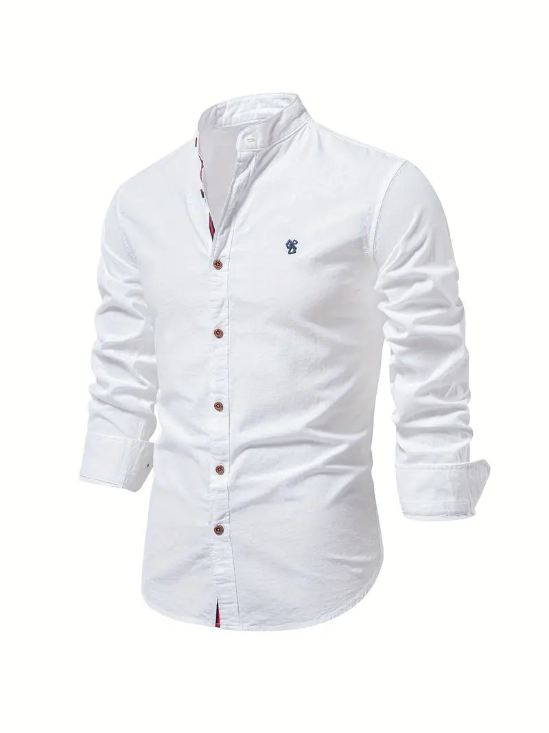 Adriano | Men's Classic Button Spring Casual Shirt Relaxed Everyday