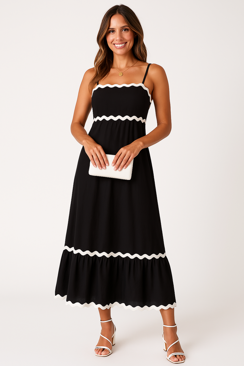 Arabella | Women's Spaghetti Strap Sleeveless A-Line Maxi Dress Beach