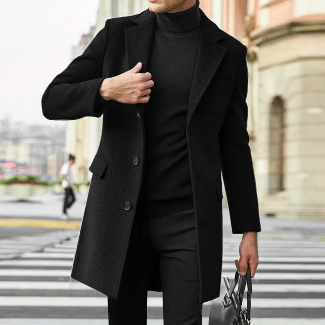 Oliver | classic office-style winter coat for men
