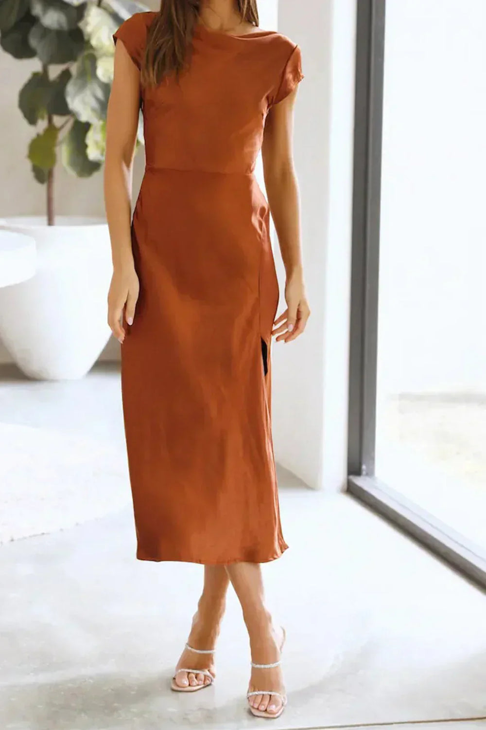 Celestia | Women’s Slip Midi Dress