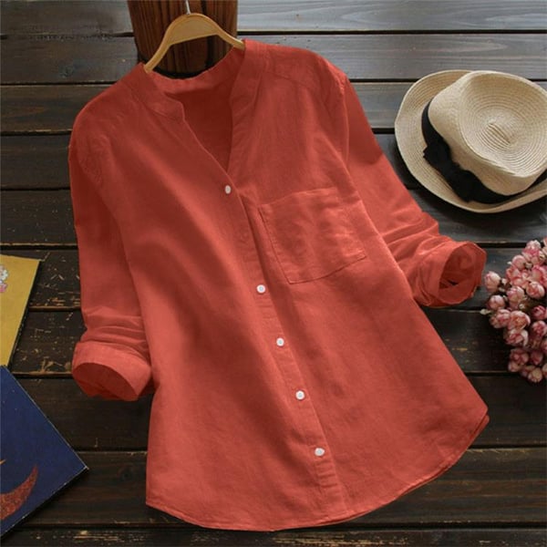 Chiara | Women's Relaxed Fit Button Shirt Blouse Casual