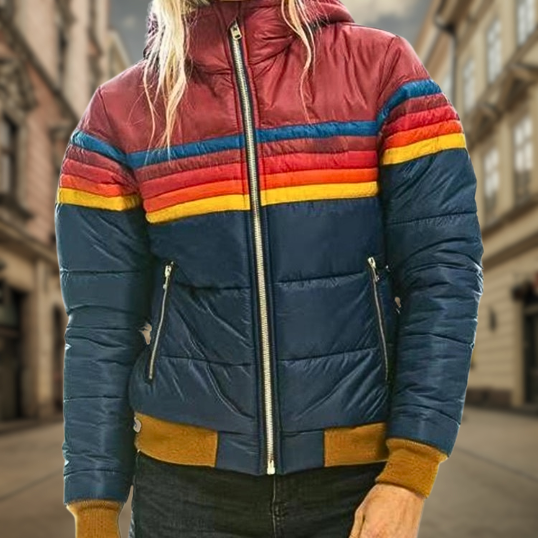 Averie | women’s cozy zip-up winter jacket with soft hood