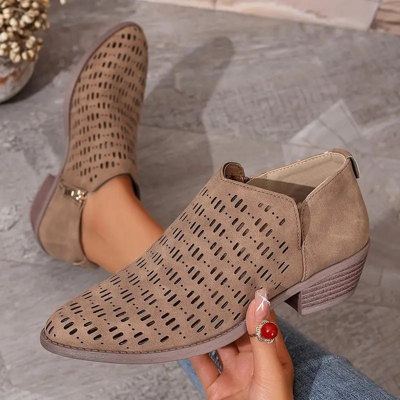 Eliza | Women's Casual Cutout Ankle Boots