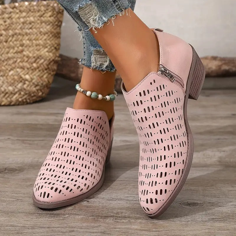 Eliza | Women's Casual Cutout Ankle Boots