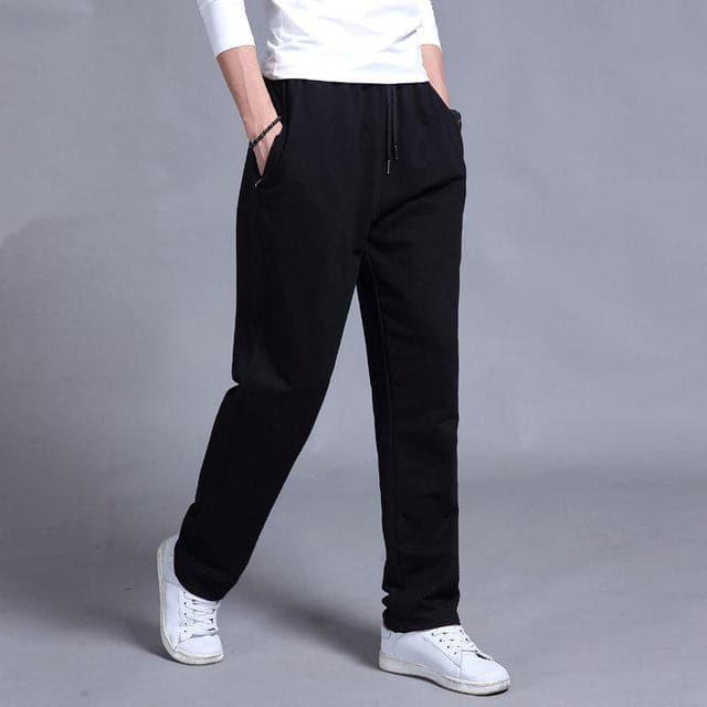 Marco | Men's Casual Relaxed Fit Elastic Waist Straight Leg Trousers
