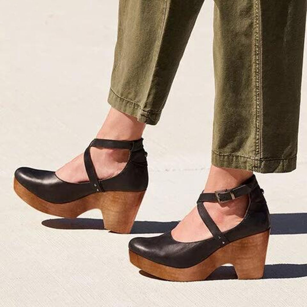 Mia | Women's Closed-Toe Wedge Heels