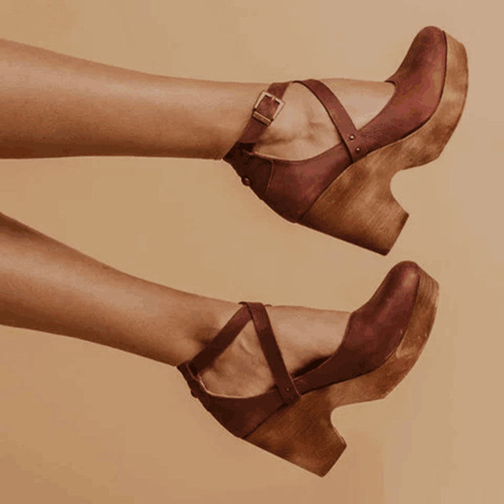 Mia | Women's Closed-Toe Wedge Heels