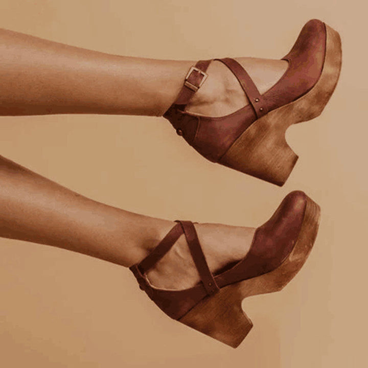 Mia | Women's Closed-Toe Wedge Heels