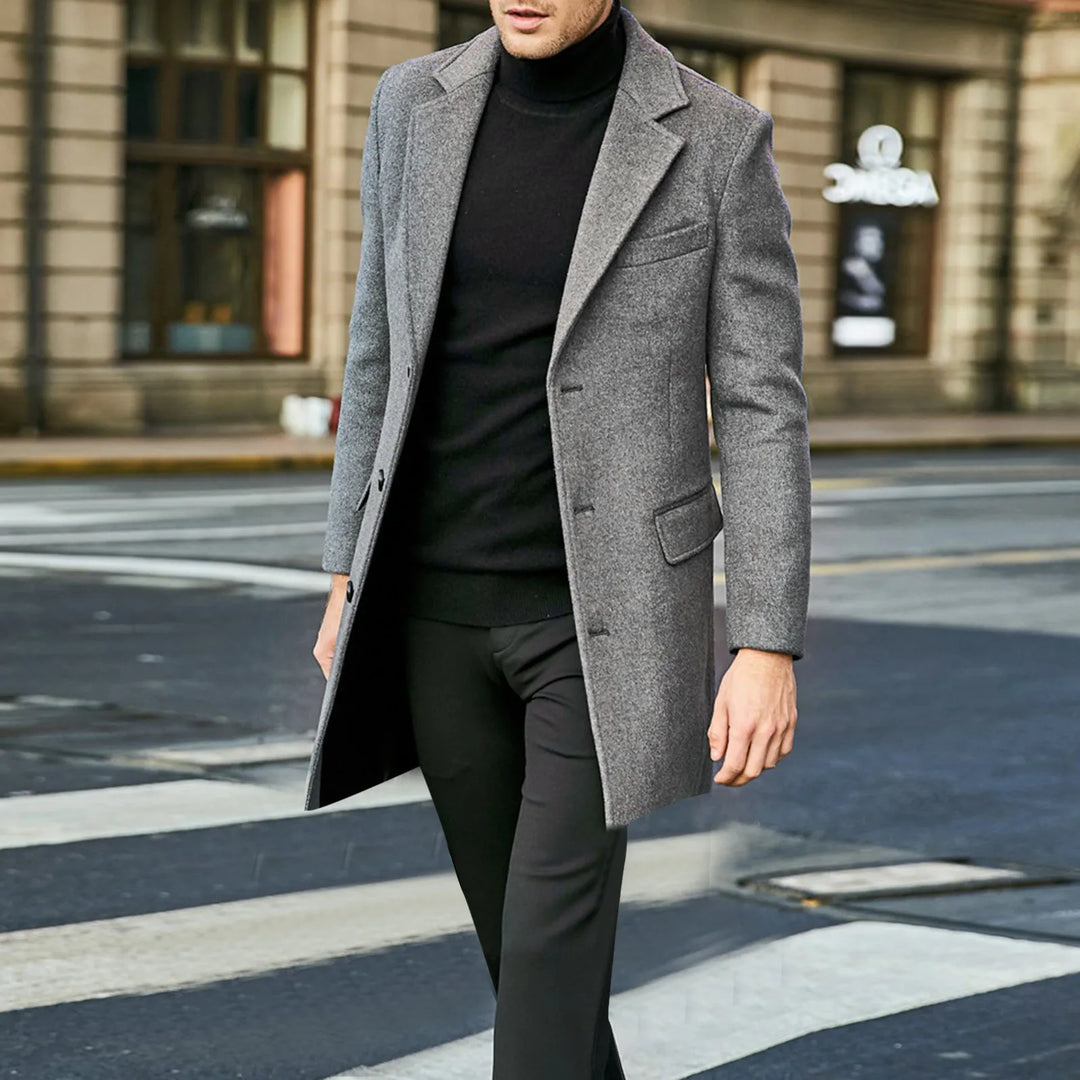 Oliver | classic office-style winter coat for men