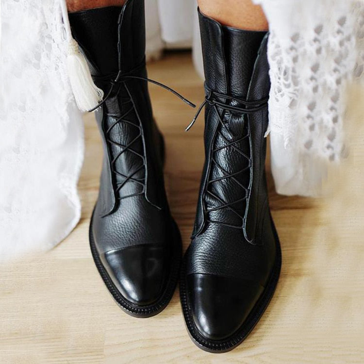 Sophia | Women's Lace-Up Ankle Boots