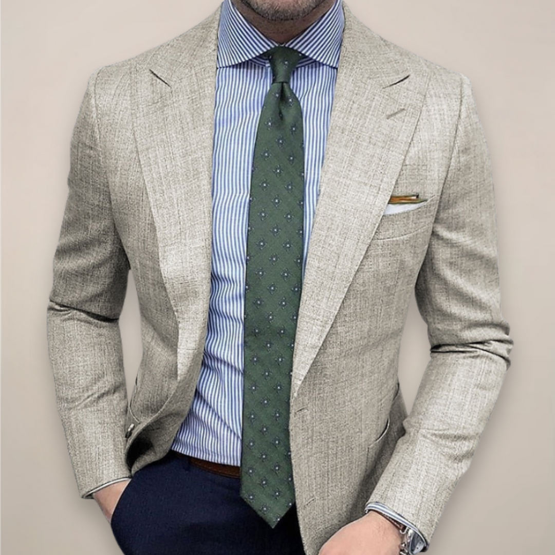 Vincent | Men's Textured Tailored Blazer